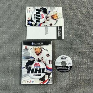 EA Sports NHL 2005 Case Manual & NHL 06 Disc Nintendo GameCube Sports Retro